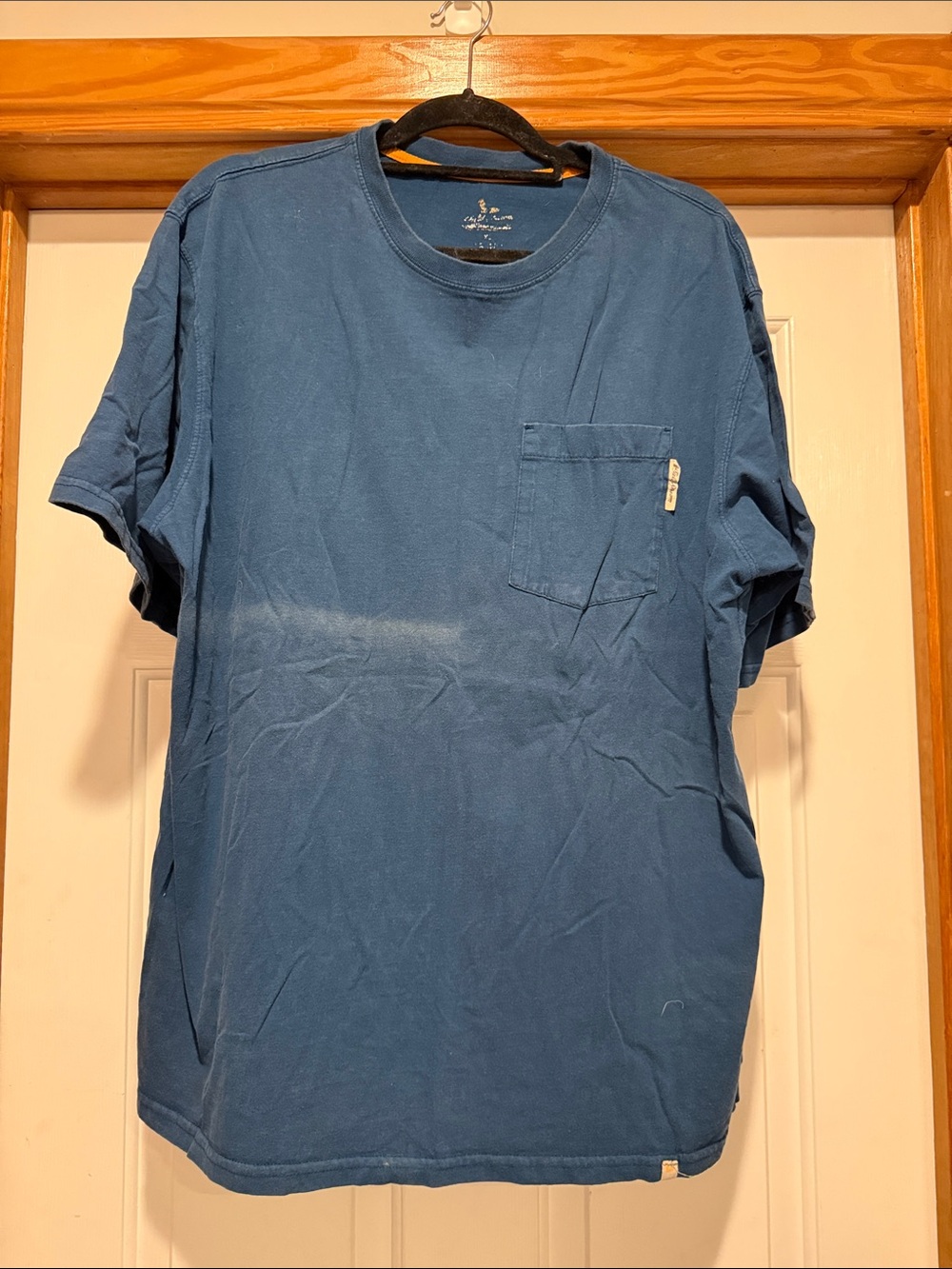 Field & Stream Indigo Blue Short Sleeve Pocket Tee